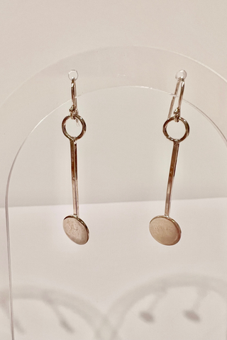 Tic-toc | sterling silver earrings