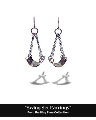 Swing Set | sterling silver earrings