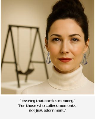 Swing Set | sterling silver earrings