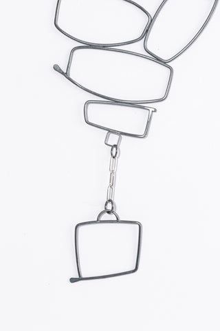 Scenic View | sterling silver with stainless steel 28" necklace