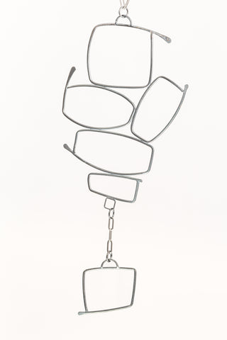 Scenic View | sterling silver with stainless steel 28" necklace