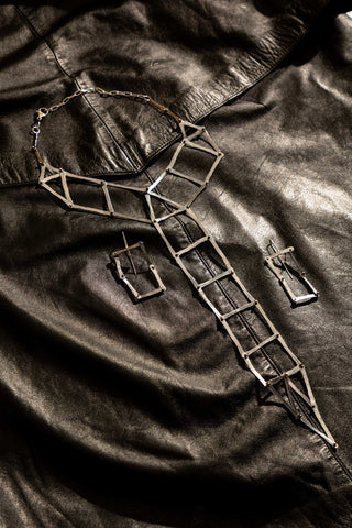 Trunnion | sterling silver earrings