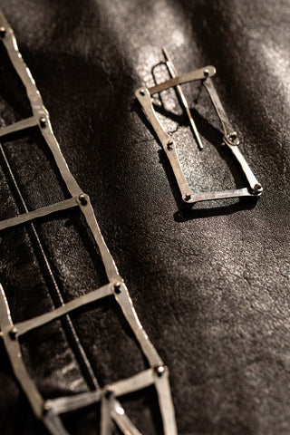 Trunnion | sterling silver earrings