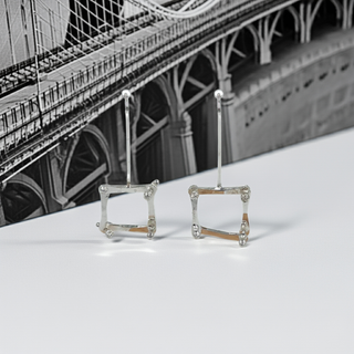 Frame | sterling silver earrings