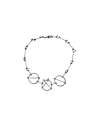 Amstel Stories | Oxidized Sterling Silver Necklace