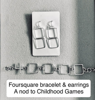 4 Square | sterling silver bracelet