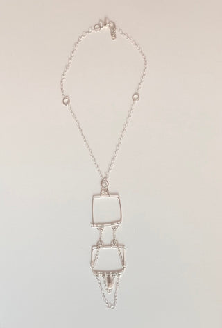 Light as Lace | sterling silver 36" necklace