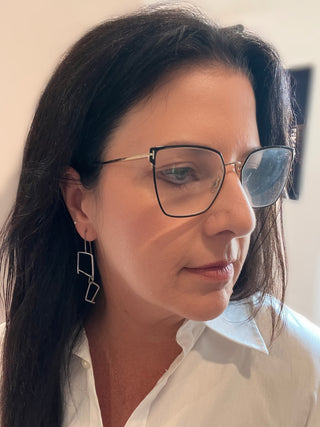 Perspective | sterling silver earrings