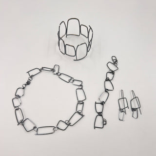 Perspective | sterling silver earrings
