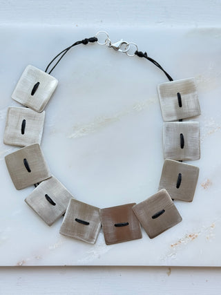 Cycle of Sound | Silver 18" necklace