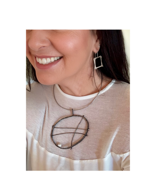 Canals of Amsterdam|Sterling silver 17" necklace