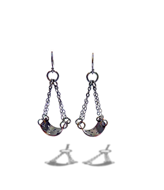 Swing Set | sterling silver earrings