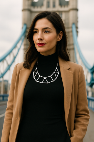 Bridge It | Sterling Silver architectural necklace